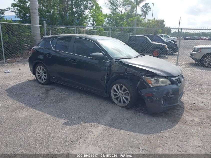 VIN JTHKD5BH1D2156022 2013 Lexus CT, 200H no.1