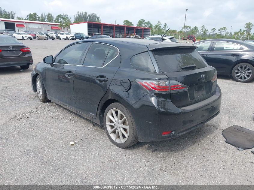 VIN JTHKD5BH1D2156022 2013 Lexus CT, 200H no.3