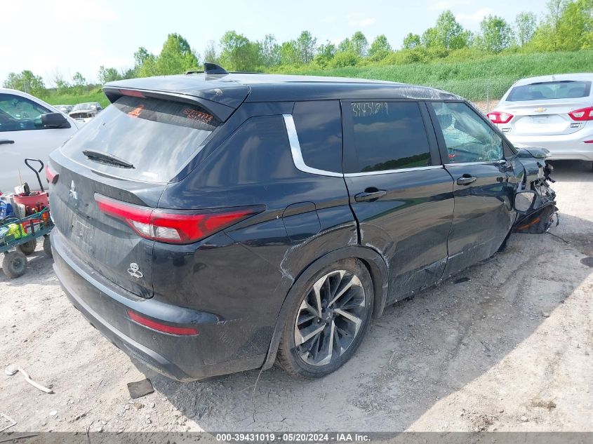 2022 Mitsubishi Outlander Es 2.5 S-Awc VIN: JA4J4TA88NZ012926 Lot: 39431019