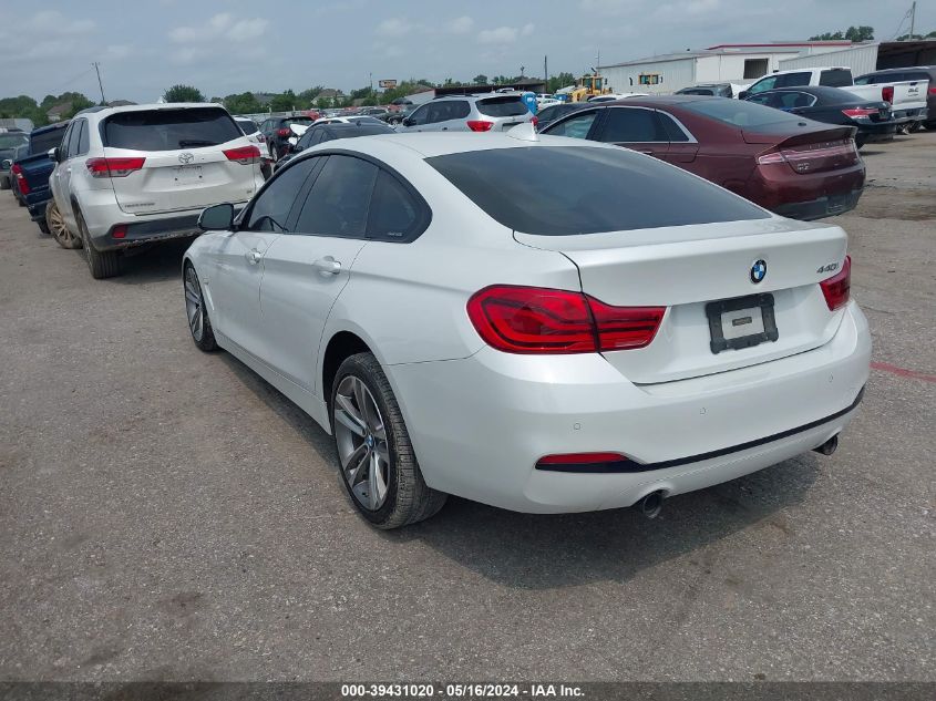 2018 BMW 440I Gran Coupe VIN: WBA4J5C50JBF07506 Lot: 39431020