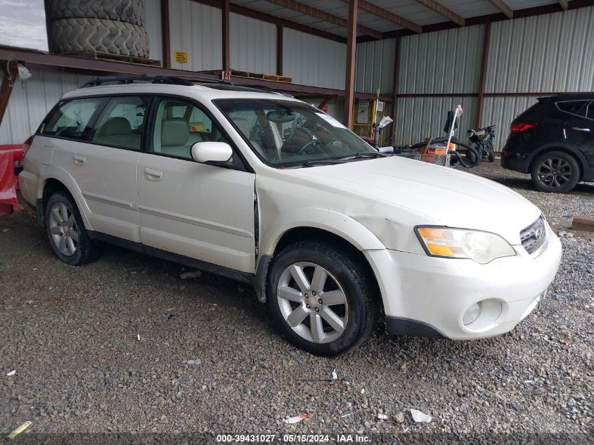 2006 Subaru Outback 2.5I Limited VIN: 4S4BP62C967330102 Lot: 39431027