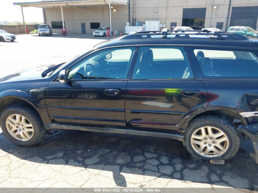 2005 Subaru Legacy Outback 2.5 Xt Limited VIN: 4S4BP67C354323218 Lot: 39431032