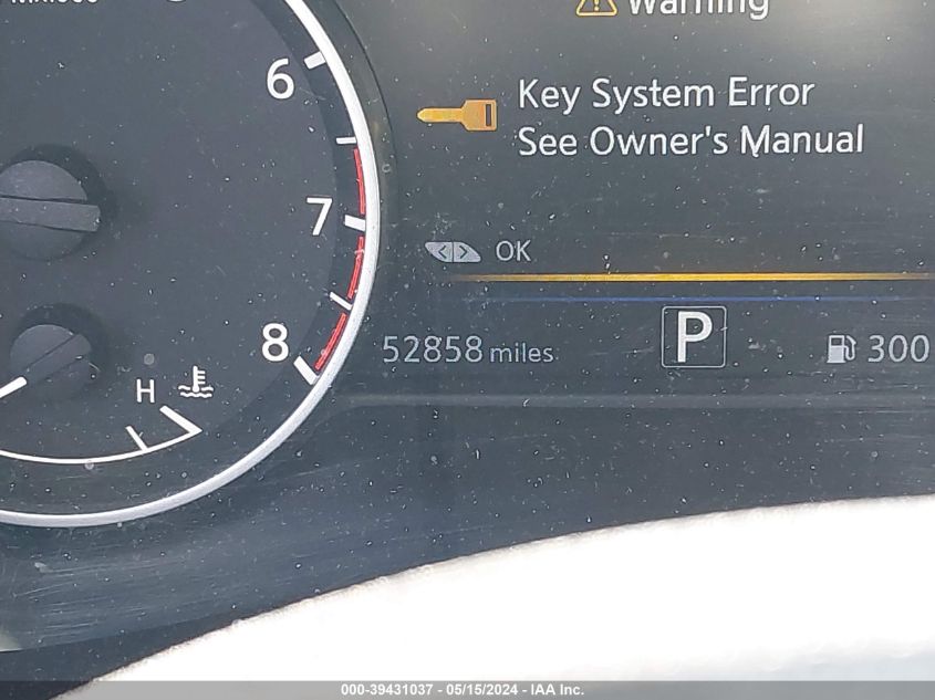 2020 Nissan Murano Sl Fwd VIN: 5N1AZ2CJ1LN121262 Lot: 39431037