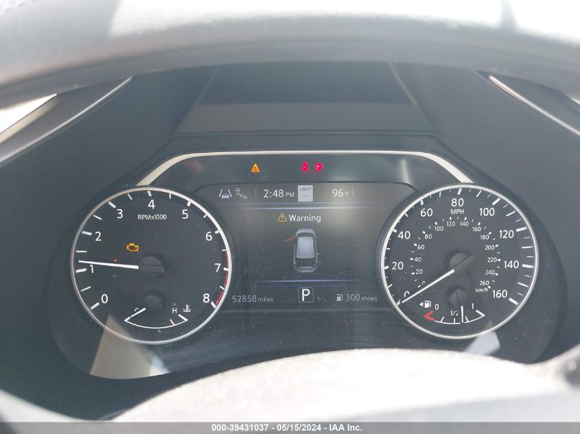 2020 Nissan Murano Sl Fwd VIN: 5N1AZ2CJ1LN121262 Lot: 39431037