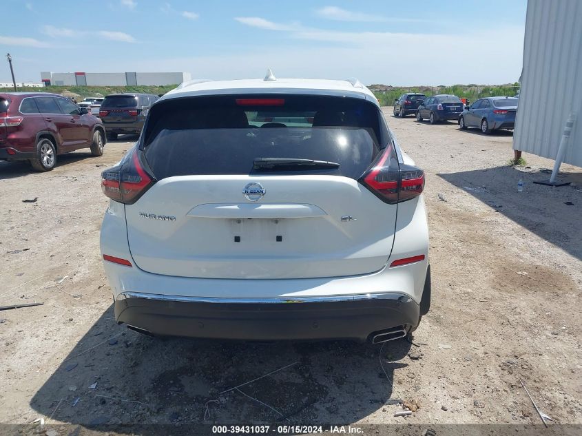 2020 Nissan Murano Sl Fwd VIN: 5N1AZ2CJ1LN121262 Lot: 39431037