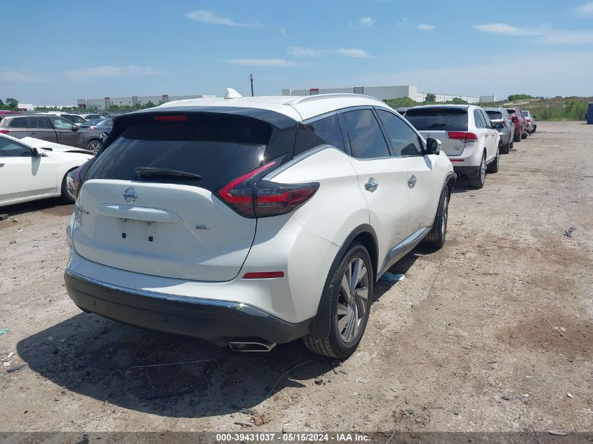 2020 Nissan Murano Sl Fwd VIN: 5N1AZ2CJ1LN121262 Lot: 39431037