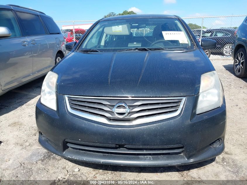 2012 Nissan Sentra 2.0 S VIN: 3N1AB6AP0CL609841 Lot: 39431038