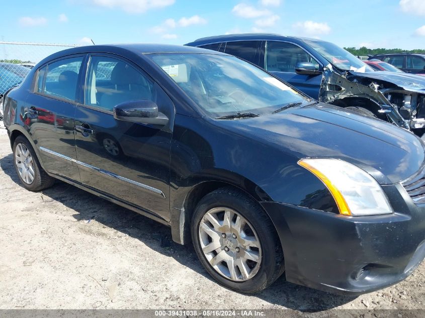 2012 Nissan Sentra 2.0 S VIN: 3N1AB6AP0CL609841 Lot: 39431038