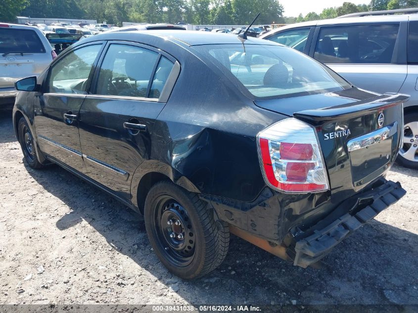 2012 Nissan Sentra 2.0 S VIN: 3N1AB6AP0CL609841 Lot: 39431038