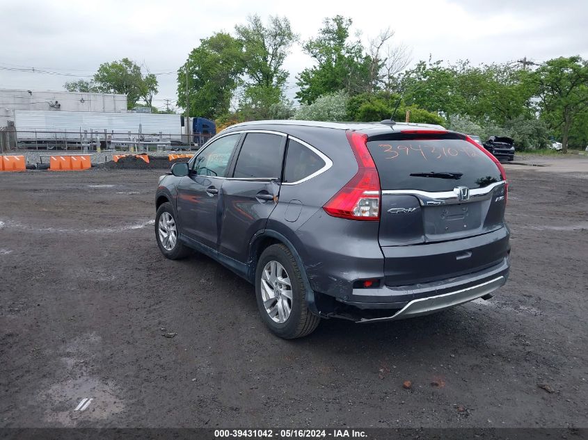 2015 Honda Cr-V Ex-L VIN: 2HKRM4H75FH661197 Lot: 39431042