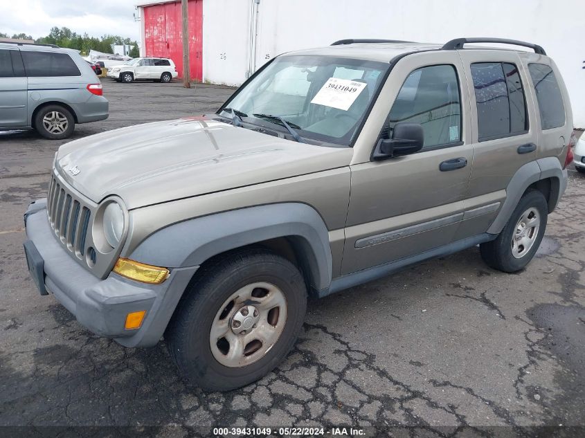 2006 Jeep Liberty Sport VIN: 1J4GK48K36W240732 Lot: 39431049