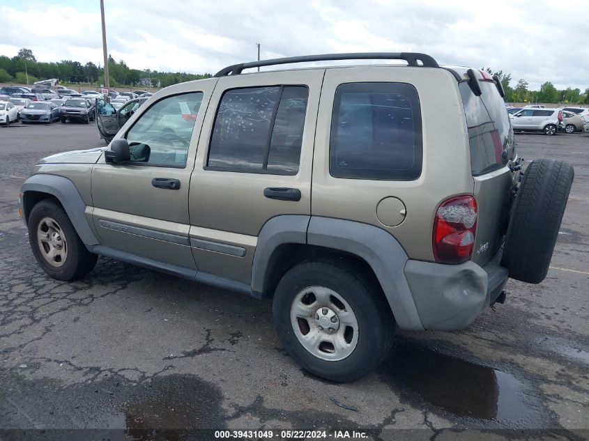 2006 Jeep Liberty Sport VIN: 1J4GK48K36W240732 Lot: 39431049