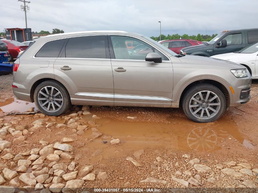 2017 Audi Q7 3.0T Premium VIN: WA1LAAF71HD039666 Lot: 39431057