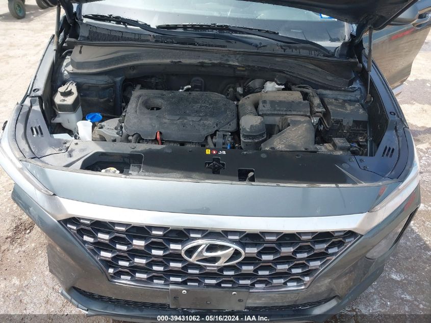 2020 Hyundai Santa Fe Sel VIN: 5NMS3CAD5LH256335 Lot: 39431062