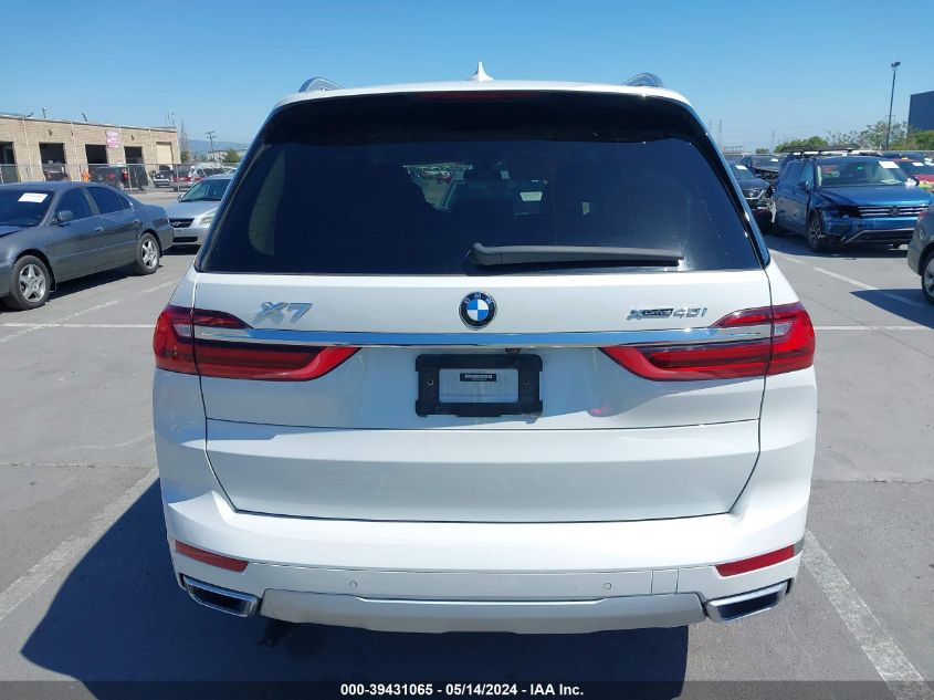 2022 BMW X7 xDrive40I VIN: 5UXCW2C02N9L34745 Lot: 39431065