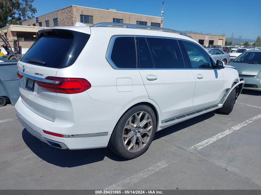 2022 BMW X7 xDrive40I VIN: 5UXCW2C02N9L34745 Lot: 39431065