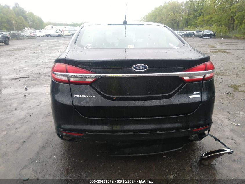 2017 Ford Fusion Se VIN: 3FA6P0H9XHR111858 Lot: 39431072