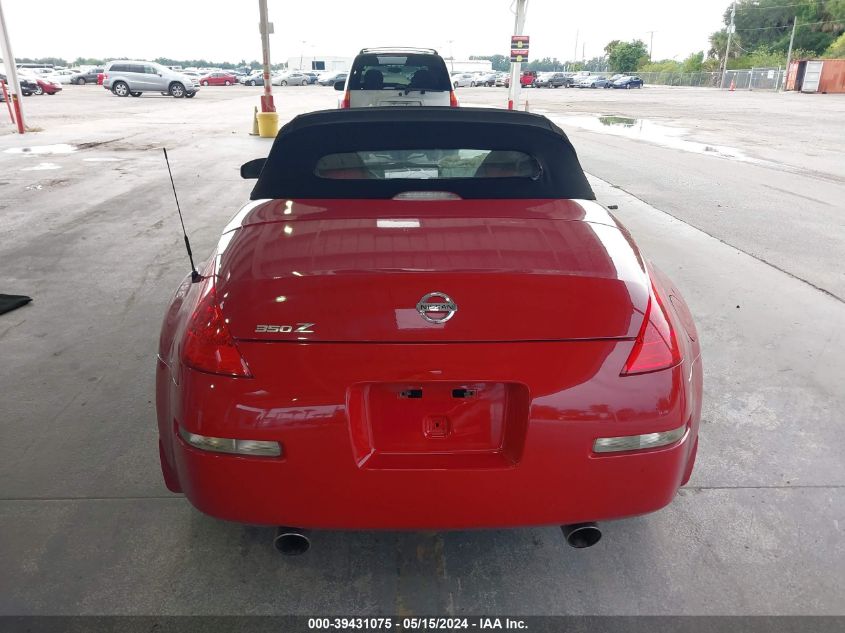 2006 Nissan 350Z Touring VIN: JN1AZ36A56M454051 Lot: 39431075