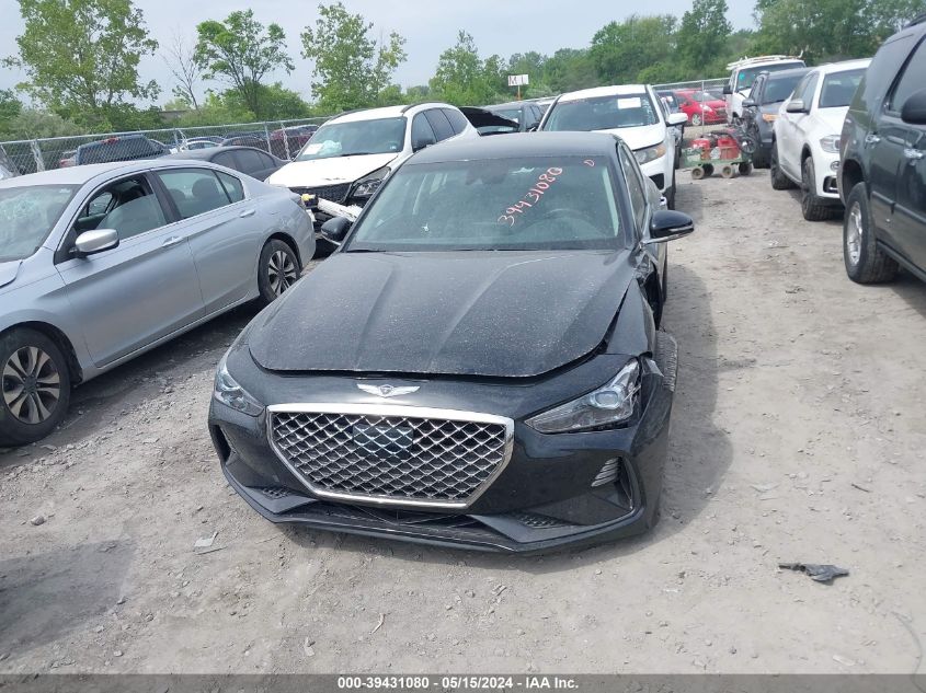 2021 Genesis G70 2.0T Awd VIN: KMTG64LAXMU075586 Lot: 39431080