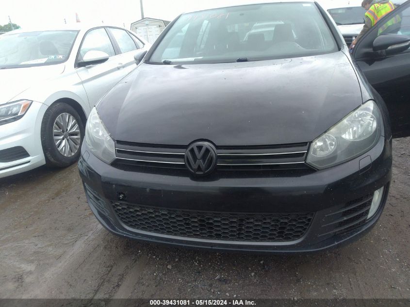 2013 Volkswagen Gti 4-Door VIN: WVWHD7AJ0DW071158 Lot: 39431081