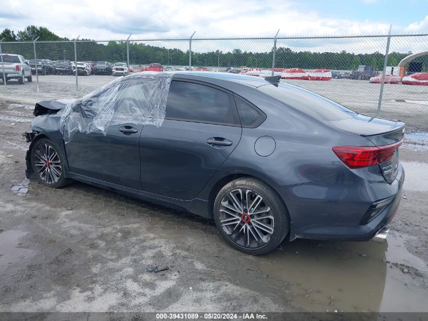 2021 Kia Forte Gt VIN: 3KPF44AC9ME344566 Lot: 39431089