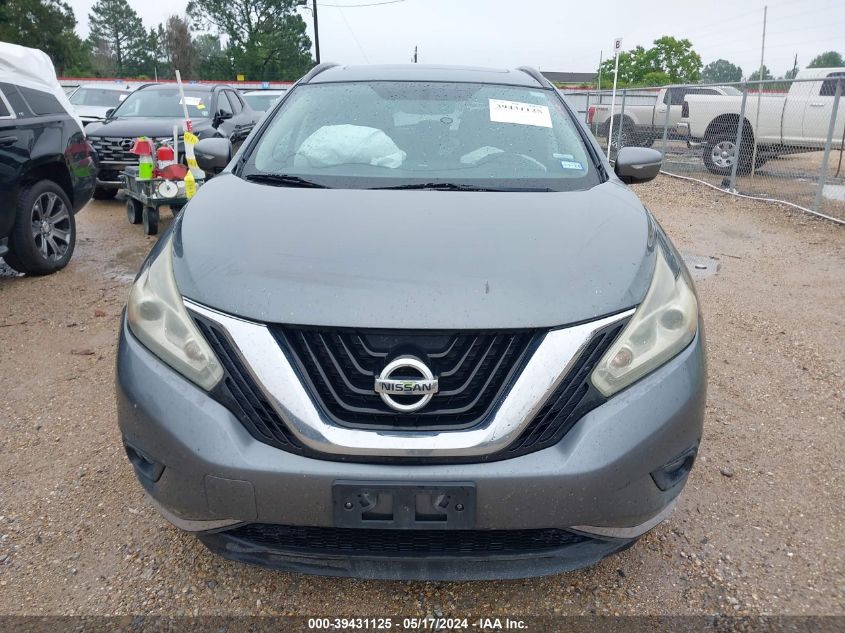 2015 Nissan Murano Sv VIN: 5N1AZ2MG3FN228871 Lot: 39431125