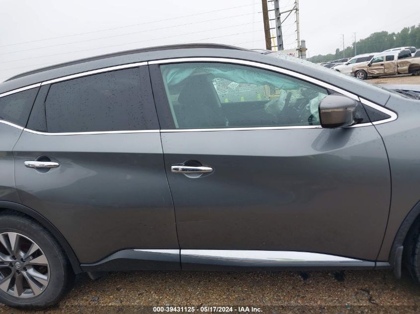 2015 Nissan Murano Sv VIN: 5N1AZ2MG3FN228871 Lot: 39431125