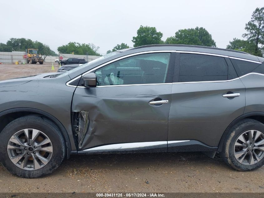 2015 Nissan Murano Sv VIN: 5N1AZ2MG3FN228871 Lot: 39431125