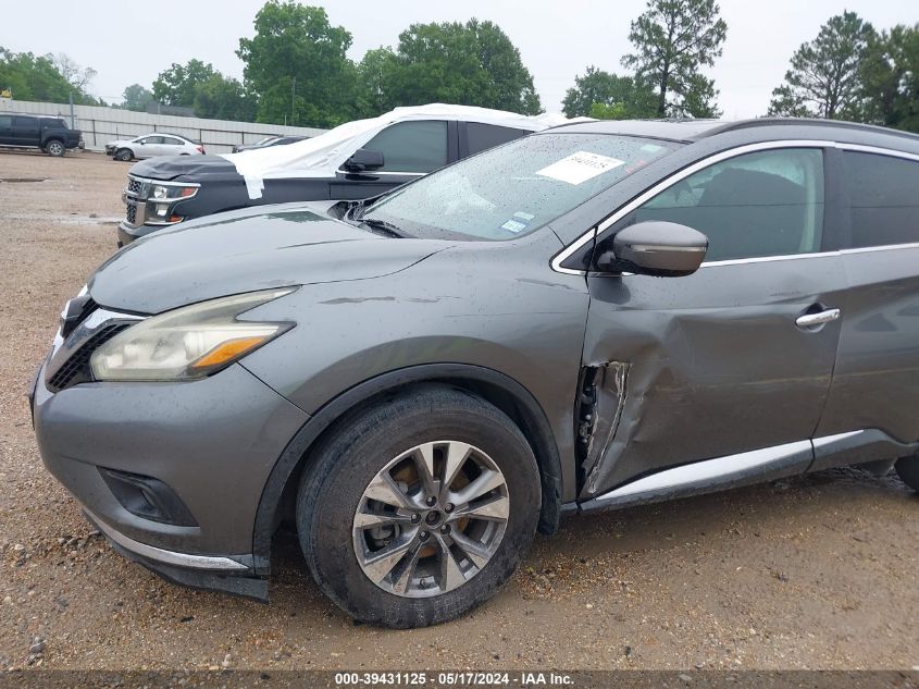 2015 Nissan Murano Sv VIN: 5N1AZ2MG3FN228871 Lot: 39431125