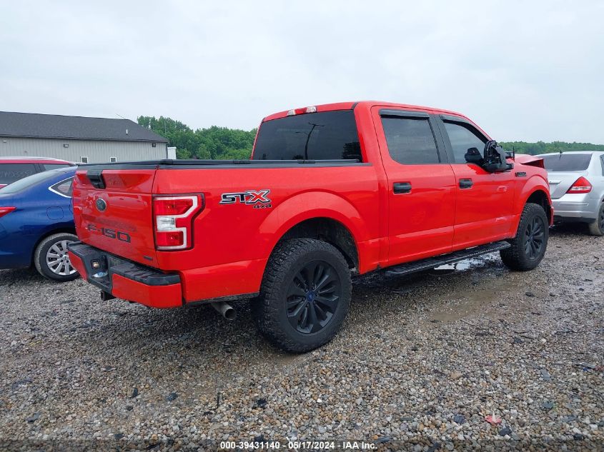 2018 Ford F150 Supercrew VIN: 1FTEW1EP8JFC70267 Lot: 39431140