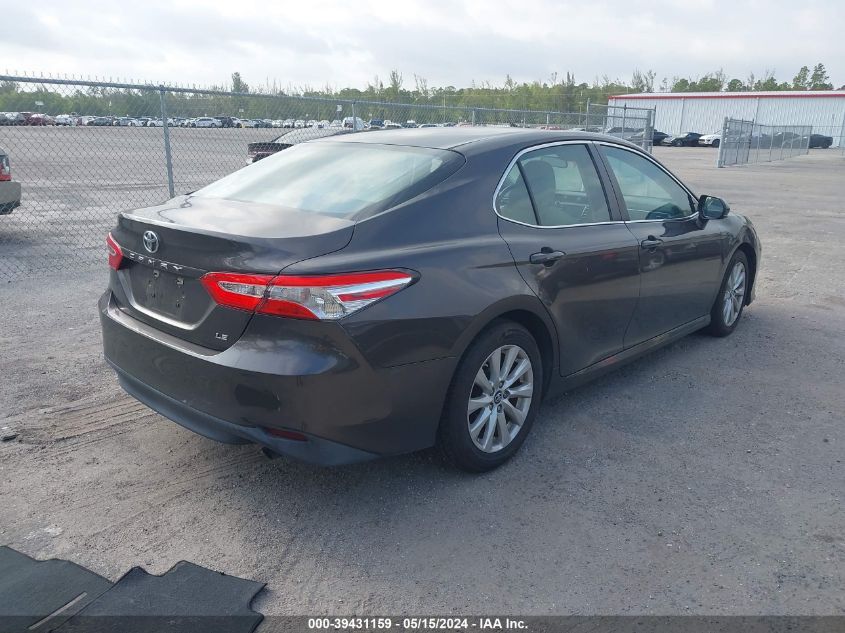 2018 Toyota Camry Le VIN: 4T1B11HK0JU507939 Lot: 39431159