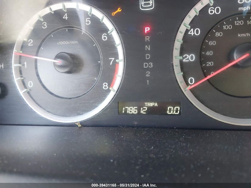 2009 Honda Accord 2.4 Ex-L VIN: 1HGCP26889A175767 Lot: 39431165