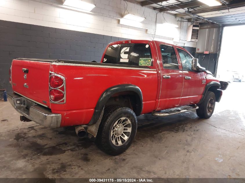 2008 Dodge Ram 2500 Slt/Power Wagon VIN: 3D7KS28A18G172160 Lot: 39431175