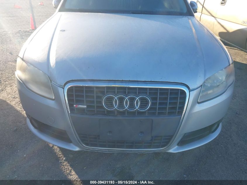 2008 Audi A4 2.0T Quattro VIN: WAUDF78E68A155356 Lot: 39431193