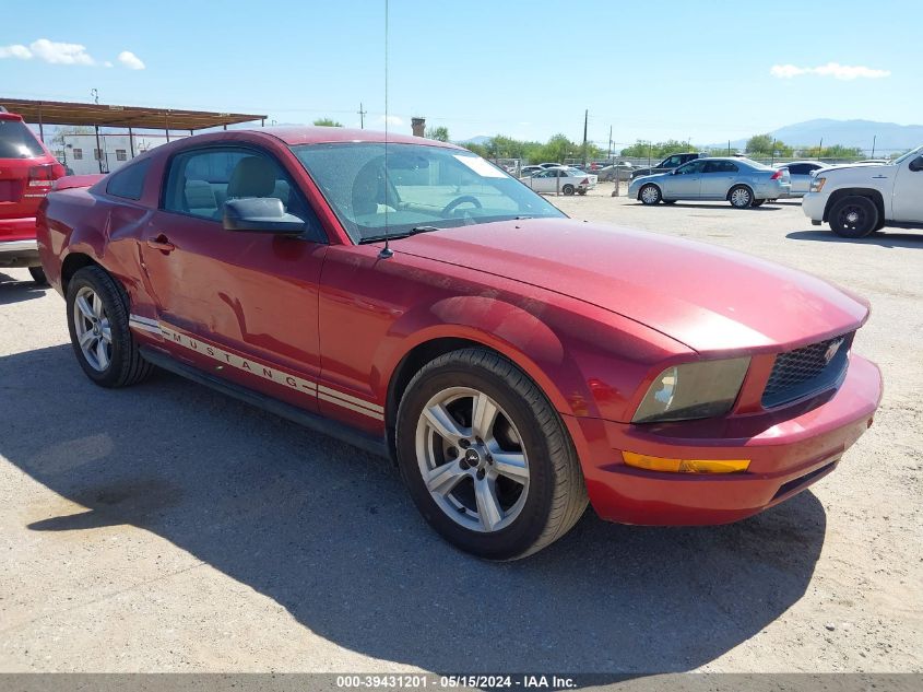 2007 Ford Mustang V6 Deluxe/V6 Premium VIN: 1ZVFT80N075341260 Lot: 39431201