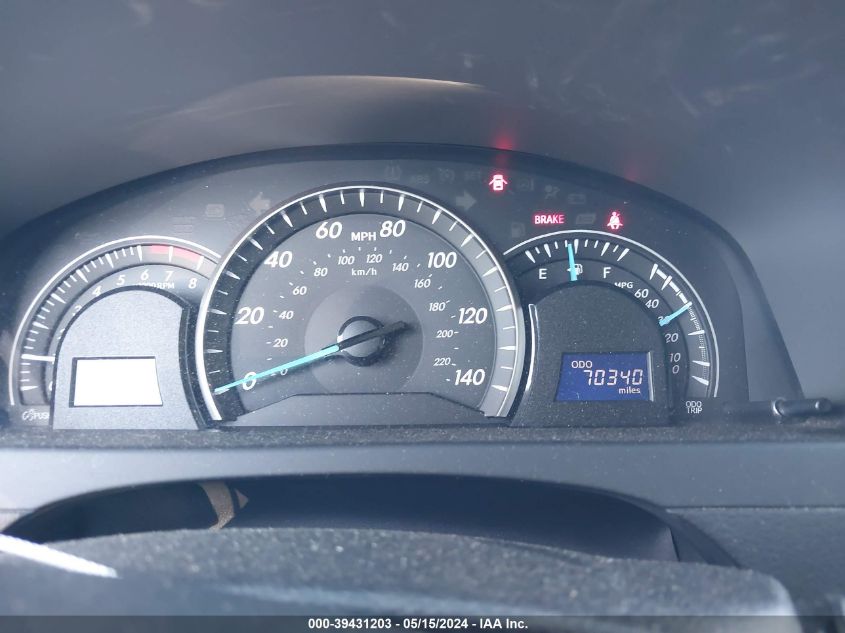 2012 Toyota Camry Le VIN: 4T1BF1FK7CU044852 Lot: 39431203