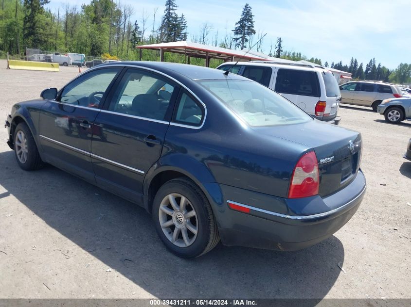 2004 Volkswagen Passat Gls VIN: WVWPD63BX4E269585 Lot: 39431211