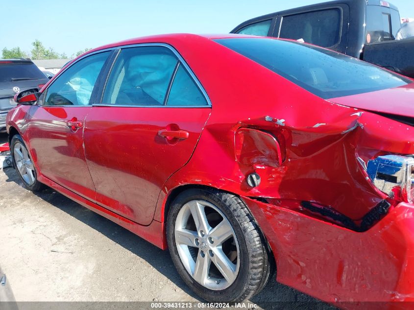 2014 Toyota Camry Se VIN: 4T1BF1FK8EU826225 Lot: 39431213