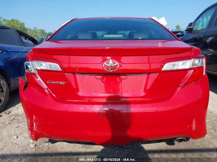 2014 Toyota Camry Se VIN: 4T1BF1FK8EU826225 Lot: 39431213