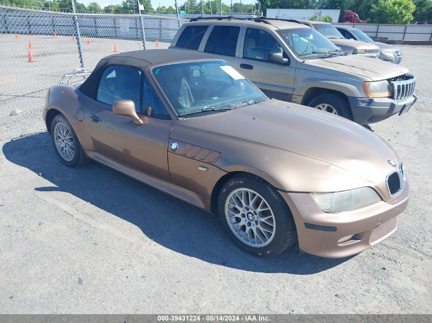 2001 BMW Z3 2.5I VIN: WBACN33411LK45174 Lot: 39431224