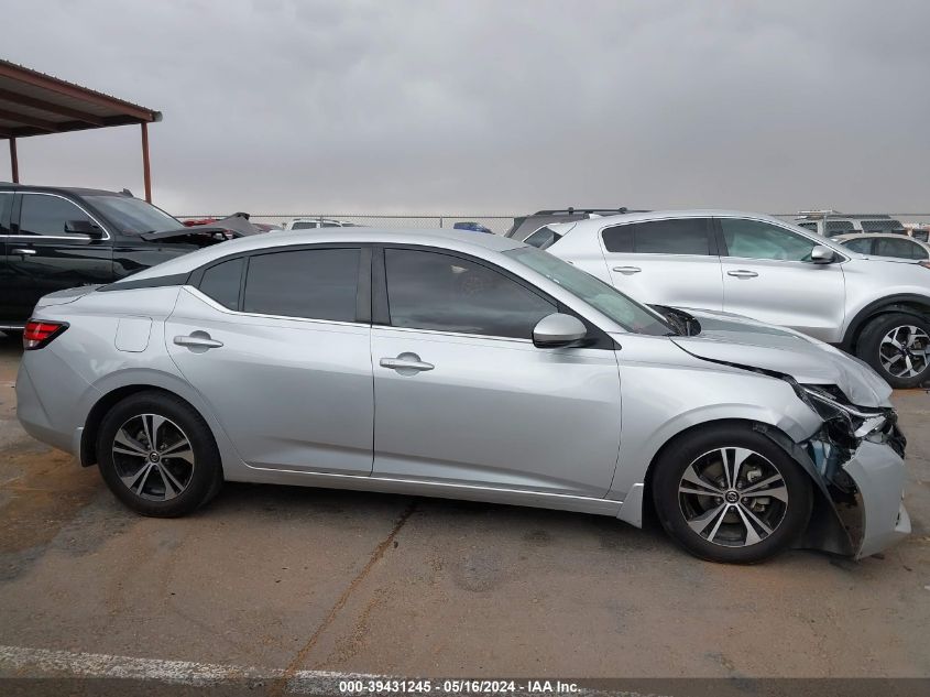 2020 Nissan Sentra Sv Xtronic Cvt VIN: 3N1AB8CV7LY222908 Lot: 39431245