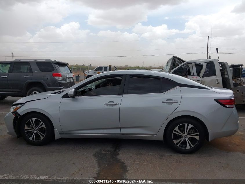 2020 Nissan Sentra Sv Xtronic Cvt VIN: 3N1AB8CV7LY222908 Lot: 39431245