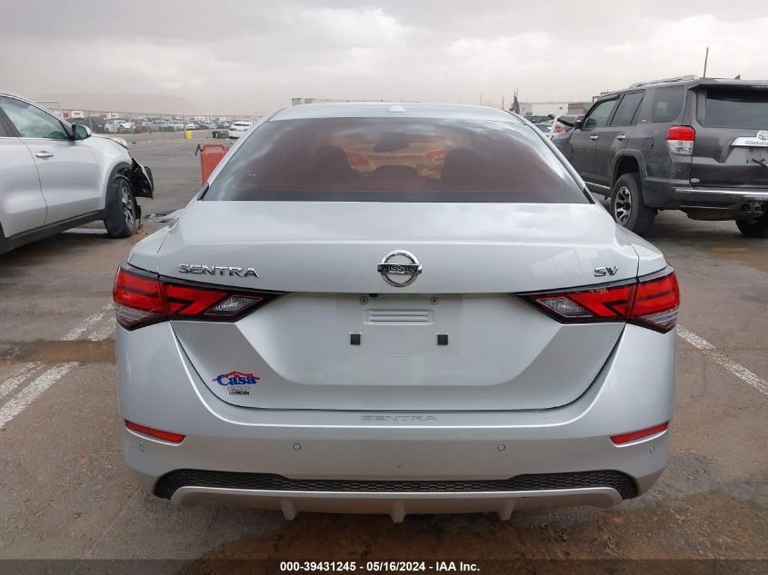 2020 Nissan Sentra Sv Xtronic Cvt VIN: 3N1AB8CV7LY222908 Lot: 39431245