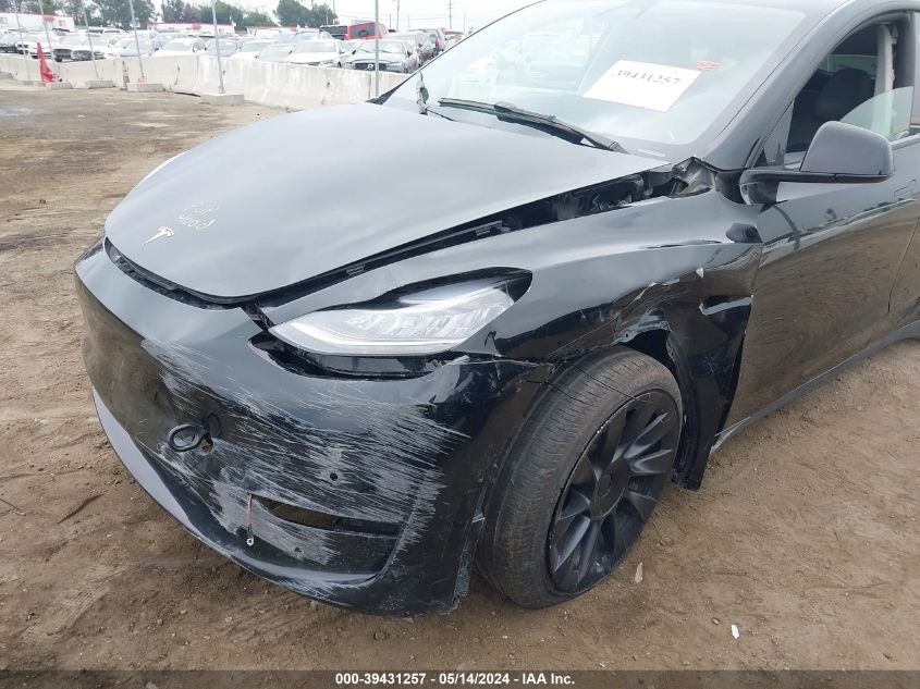 2021 Tesla Model Y Long Range Dual Motor All-Wheel Drive VIN: 5YJYGDEE2MF274625 Lot: 39431257