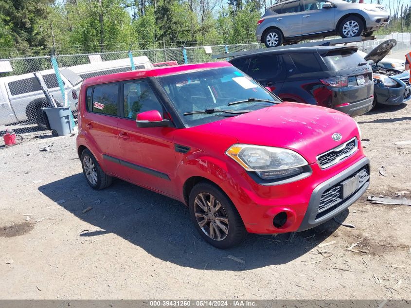 2012 Kia Soul + VIN: KNDJT2A69C7395558 Lot: 39431260