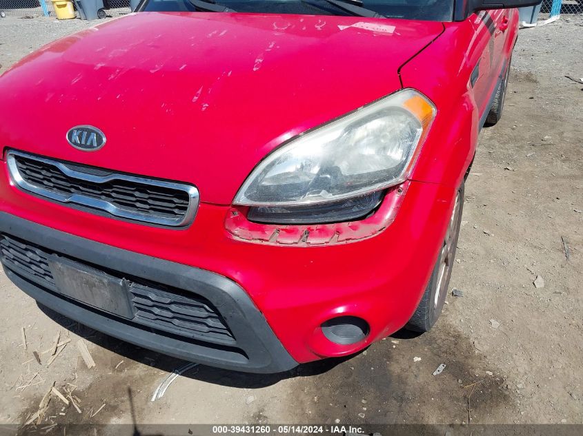 2012 Kia Soul + VIN: KNDJT2A69C7395558 Lot: 39431260