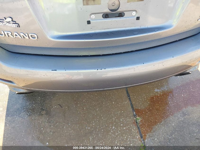 2011 Nissan Murano Sl VIN: JN8AZ1MU9BW055998 Lot: 39431265