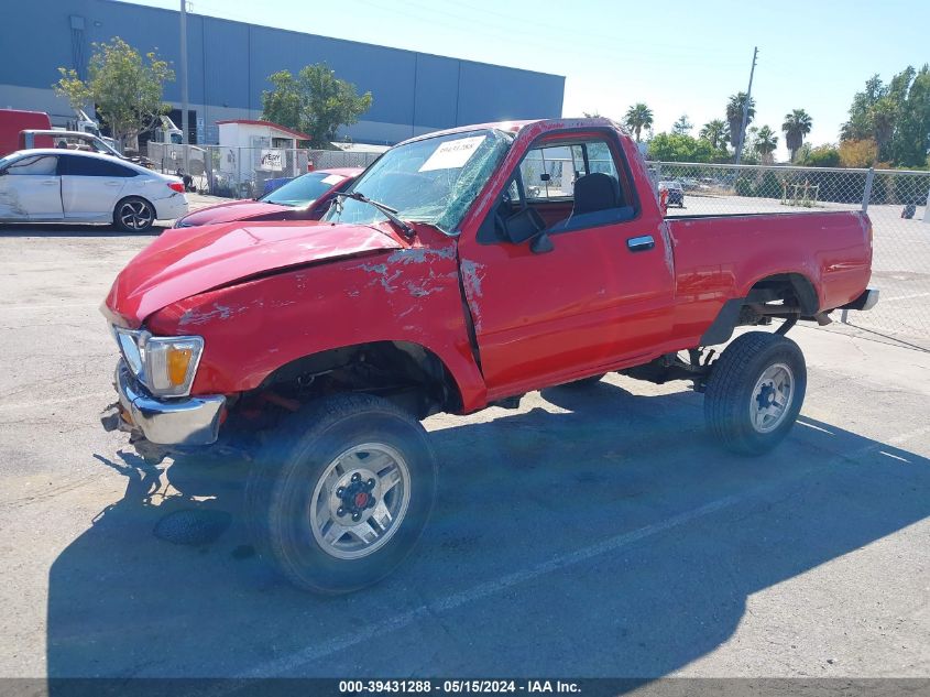 1990 Toyota Pickup 1/2 Ton Sht Wheelbase Dlx VIN: JT4VN01D4L2008166 Lot: 39431288