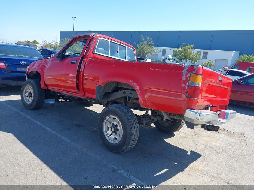 1990 Toyota Pickup 1/2 Ton Sht Wheelbase Dlx VIN: JT4VN01D4L2008166 Lot: 39431288