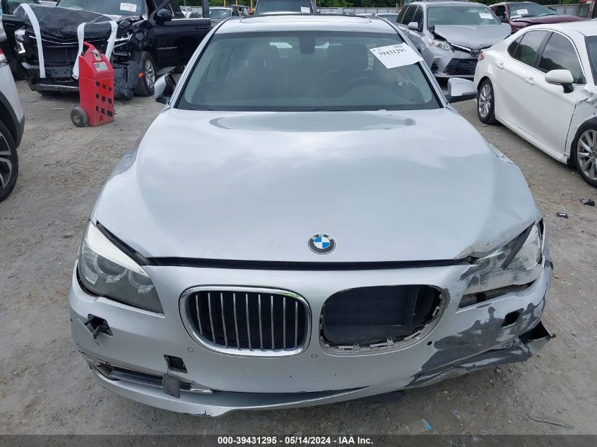 2013 BMW 740I VIN: WBAYA6C54DD143555 Lot: 39431295